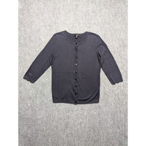 Talbots Women's Cardigan Sweater Button Front‎ 3/4 Sleeve Knit Small Timeless